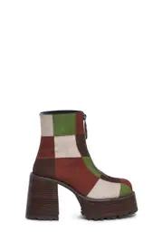 [Current Mood] Detention Hall Platform Boots - Patchwork