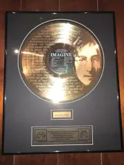 John Lennon Imagine 24k Gold Plated LP- 25th Anniversary