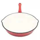 Enameled Frying Pan Cast Iron Skillet Nonstick Kitchen Fry Pan Grill