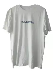 Quicksilver New Mens Size M Light Green Gray Graphic T Shirt