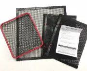 Viatech BBQ Mesh Grill Bags 4pc Lot Reusable Heat-Resistant Grilling Smoker NEW
