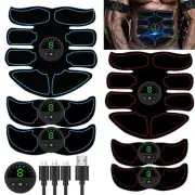 Body Wireless EMS Fitness Muscle ABS Stimulator Toner Massager Abdominal Trainer