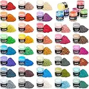 Mica Powder for Epoxy Resin – Pigment Powder for Nails – Epoxy Resin Color Pigment – Soap Making Dye – Mica Pigment Powder 36 Jars Colors Set