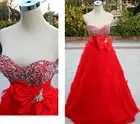 NWT Mac Duggal COUTURE 4759H Red $478 Formal Gown 4