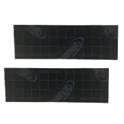 DYNAMAT Xtreme Sound Dampening License Plate frame Kit Plain Pak 12" X 4" Pair