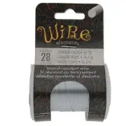 BeadSmith Titanium 28 Gauge Craft Wire Elements - 40 Yard Spool