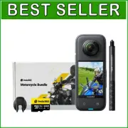 New X3 360 Waterproof Action Camera - 48MP, Stabilization & 64GB Card Included