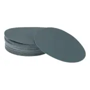 Sandpaper Round 180x180mm 1200 Grit 50 Pcs Black Hook & Loop Sanding Sheets