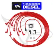 Accel 5041R Universal Super Stock Spark Plug Wire Set, Red w/ 90-Degree Boots