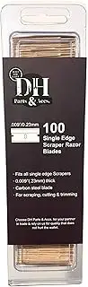 DH Parts&Accs. Single Edge Razor Blades for Scraper, Cutter - 100pcs