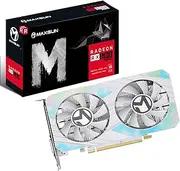 maxsun AMD Radeon RX 580 8GB 2048SP GDDR5 Computer Video Graphics Card GPU for PC Gaming 256-Bit DirectX 12 DVI, HDMI, DisplayPort Multi Monitors Extend (White)