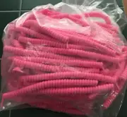 Elastic ShoeLaces, No, Y Ties, Curly, Twister, Coilers Bulk Pink
