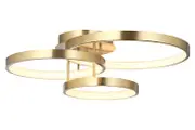 Zola Close To Ceiling Light Gold 3lt