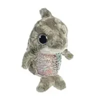 7 Inch YooHoo & Friends Buckee Shark Plush Stuffed Animal by Aurora