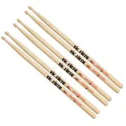 3 Pairs Vic Firth 5B Wood Tip American Classic Hickory Drumsticks