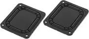 Luxshiny 2pcs Black Metal Vibration Plate Passive Radiator Diaphragm Loudspeaker Vibration Plate Iron Passive Loudspeaker Diaphragm