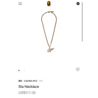 在飛比找蝦皮購物優惠-A BATHING APE® MEN Sta Necklac