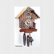 DOLD 1-5 Small Chalet 1 Day German Cuckoo Clock 8.5"
