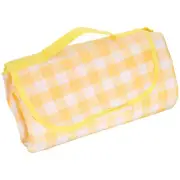 Picnic Blanket, 59" x 78" Waterproof Picnic Mat Foldable Beach Mat, Yellow