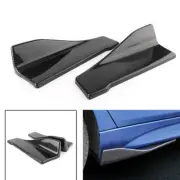 35cm Rear Side Skirt Bumper Lip Skid Scuff Scrape Protector Spliter Universal