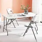 Folding Table Backyard Convenient Dining BBQ Portable Foldable Picnic Table
