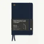 德國 LEUCHTTURM1917 X MONOCLE DREHGRIFFEL 棉麻軟殼筆記本 B6/ 深藍/ 方點 ESLITE誠品