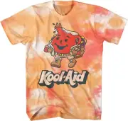 Adult Unisex Tie-Dye 1980s Retro-Inspired Kool Aid Man "Oh Yeah!" Funny T-shirt