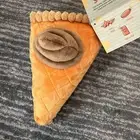 Bark Box Poopkin Pie Dog Toy Pumpkin Pie Plush M-L Plush Squeaky Crinkle Fetch