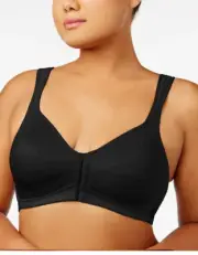 E525 Playtex Posture Boost Bra 18 Hour Front Close Back Support Comfort Bra 44D