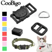 3/8" Cat-Head Safty Breakaway Buckles Tri-Glide Adjust Slider Belt Loop D Ring