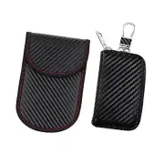 2 Pack Faraday Box for Car Keys, Faraday Pouch Car Key Fob Protector Signal