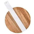 Nordic Style Elegant Handle Double Side Bread Board Marble Cheese Board