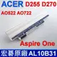 宏碁 Acer AL10B31 6cell 電池 通用 AL10A31 Aspire One D255 D270 AO522 AO722 白色