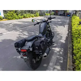 Rebel500防水包 適用於 Honda 500S改裝哈雷馬鞍包 rebel500S  Rebel500S機車收納置物