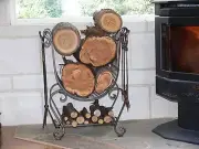 FRENCH LOG firewood rack storage HOLDER +5 FIRE TOOLS QUALITY NEW