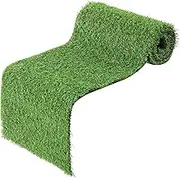 Grass Tablecloth,Artificial Grass Table Runner 12x36 Inch Realistic Grass Table Runner Faux Green Grass Tablecloth Fake Grass Decor for Party, Wedding, Birthday, Dining
