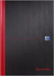 Oxford Ruled A-Z Casebound A4 Notebook, 192 Pages