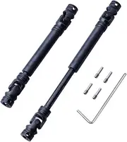 Hobbypark 105-155mm Steel Centre Drive Shaft CVD for 1/10 RC Crawler Axial SCX10 Redcat Gen7 /Pro RC4WD D90 Upgrade Parts Hop-Ups Replacement (2pcs)