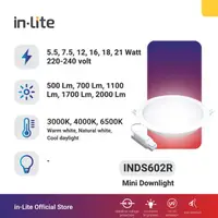 在飛比找蝦皮購物優惠-Inlite INDS 602R LED 吸頂燈超薄筒燈圓形
