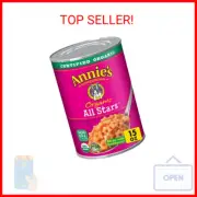 Annie's Organic All Stars, Canned Pasta in Tomato & Cheese Sauce, 15 oz.