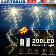 Firework Twinkling Fairy Lights Hanging String Light Outdoor Garden XMAS Tree VN