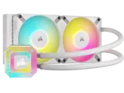 CORSAIR iCUE H100i ELITE CAPELLIX XT Liquid CPU Cooler - White - AF120 RGB ELITE