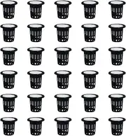 QLoztyse 30Pcs Net Pots Convenient Stable Plant Net Cups for Indoor Outdoor Aeroponic