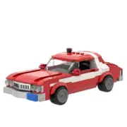 MOC Supercar Model Starskys Hutch 1976 Grans Torinos Building Blocks Racing