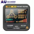 Digital Smart Socket Tester Voltage Test Socket Detector AU Plug Ground Zero