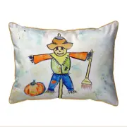 Betsy Drake Scarecrow Extra Large 20 X 24 Indoor Outdoor Pillow