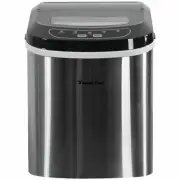 Magic Chef 27-Pound-Capacity Portable Ice Maker Stainless w/ Black Top MCIM22ST
