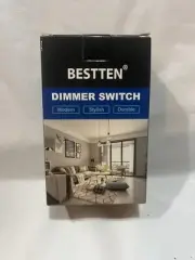 BESTTEN Single Dimmer Light Switch, Single-Pole or 3-Way Dimmer Switches, 120V