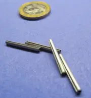 Zinc Plate Steel, Slotted Roll Spring Pin, 5/64" Dia x 3/4" Length, 250 pcs