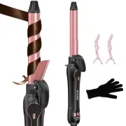 Rizador Automático 1" LCD Voltaje Dual, Ondas Playa, Cabello Rápido